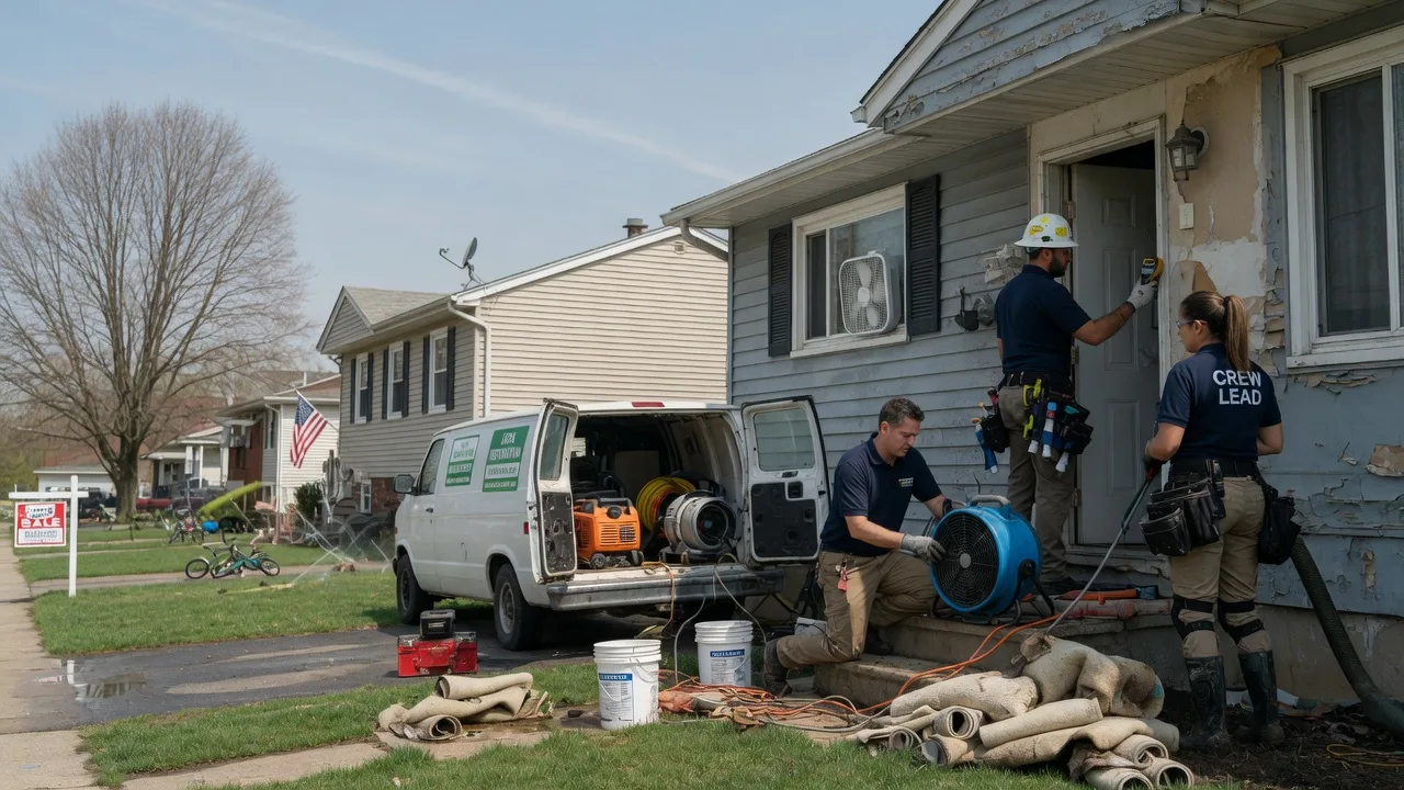 Flood Cleanup in Briggsville, WI near me