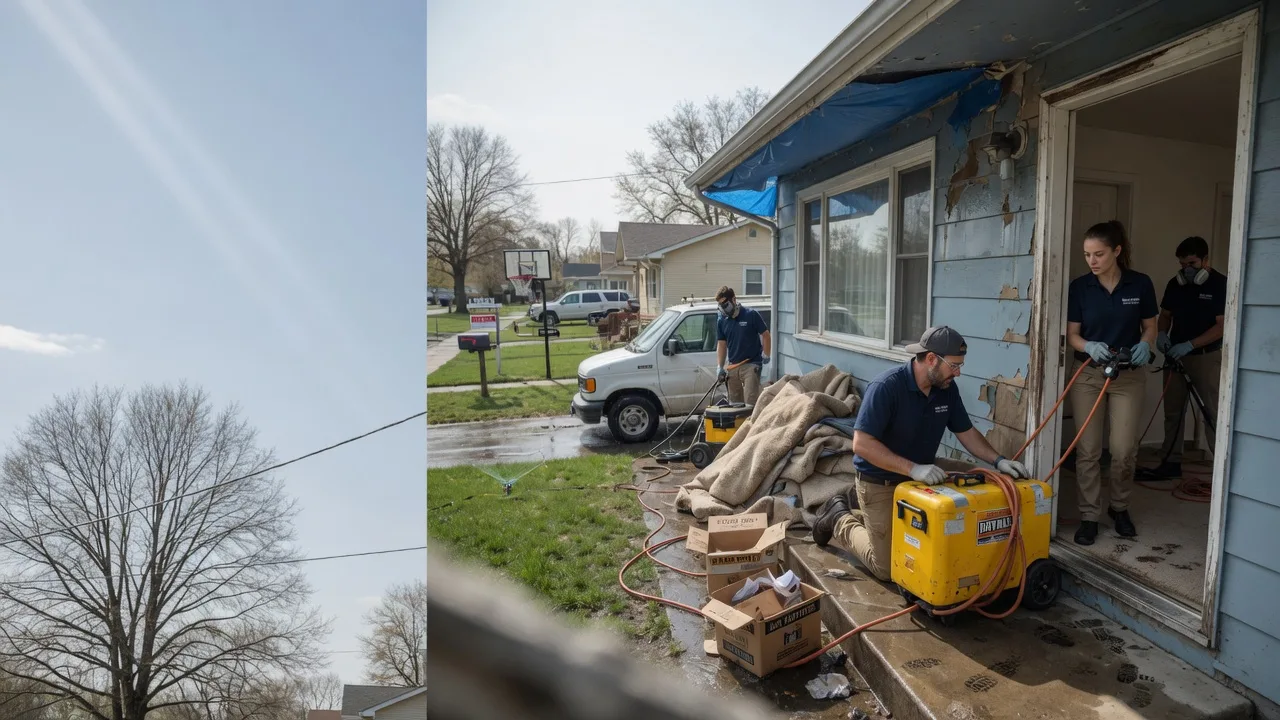 Basement Flood Cleanup in Briggsville, WI near me